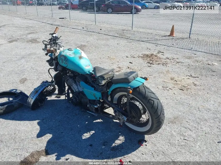 2001 Honda Vt600 Cd VIN: JH2PC21391K222141 Lot: 44293215