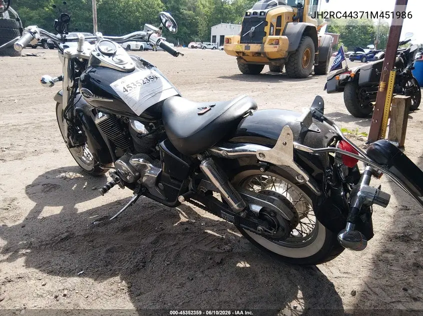 2001 Honda Vt750 Cd VIN: JH2RC44371M451986 Lot: 45352359