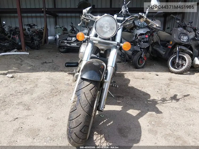2001 Honda Vt750 Cd VIN: JH2RC44371M451986 Lot: 45352359