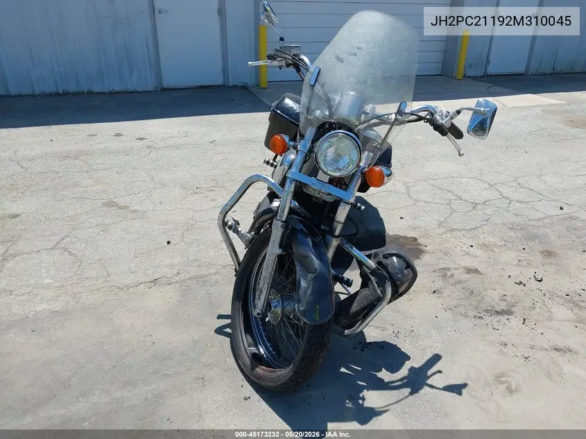 2002 Honda Vt600 C VIN: JH2PC21192M310045 Lot: 45173232