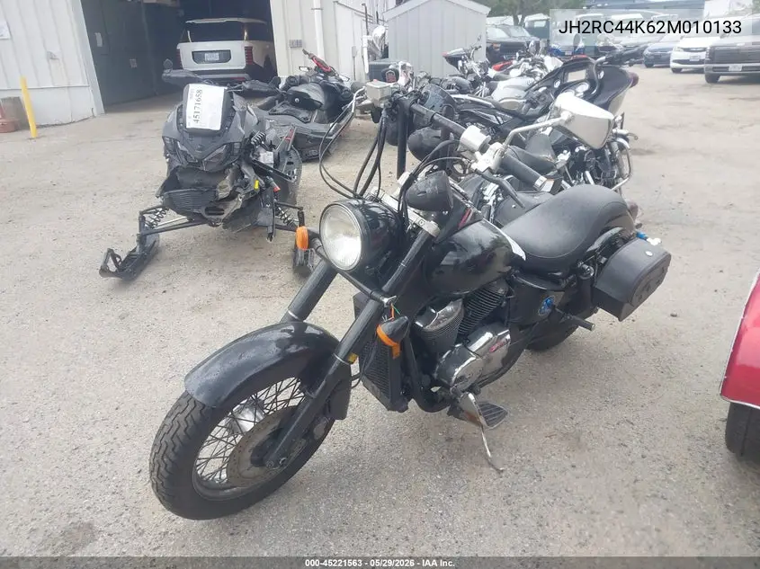 2002 Honda Vt750 Cdb VIN: JH2RC44K62M010133 Lot: 45221563
