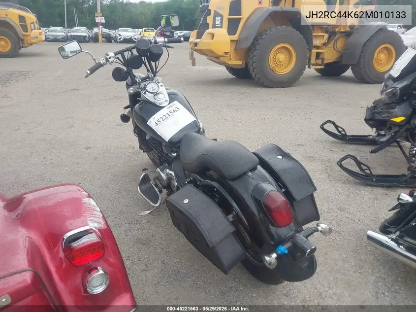2002 Honda Vt750 Cdb VIN: JH2RC44K62M010133 Lot: 45221563