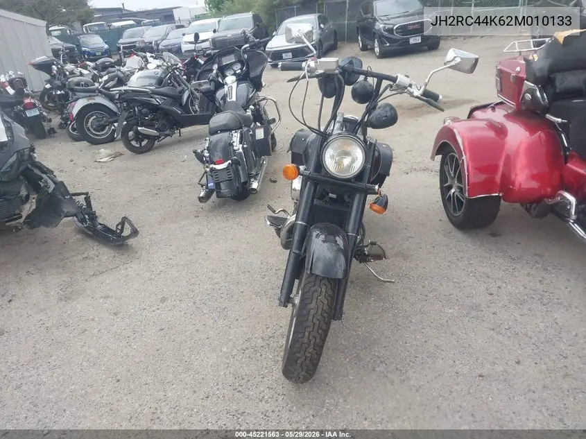 2002 Honda Vt750 Cdb VIN: JH2RC44K62M010133 Lot: 45221563