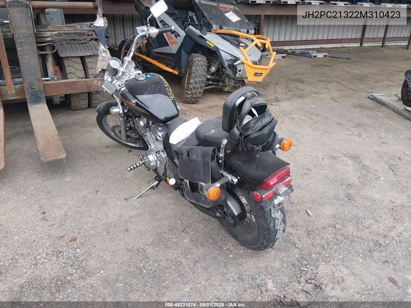 2002 Honda Vt600 Cd VIN: JH2PC21322M310423 Lot: 45231074