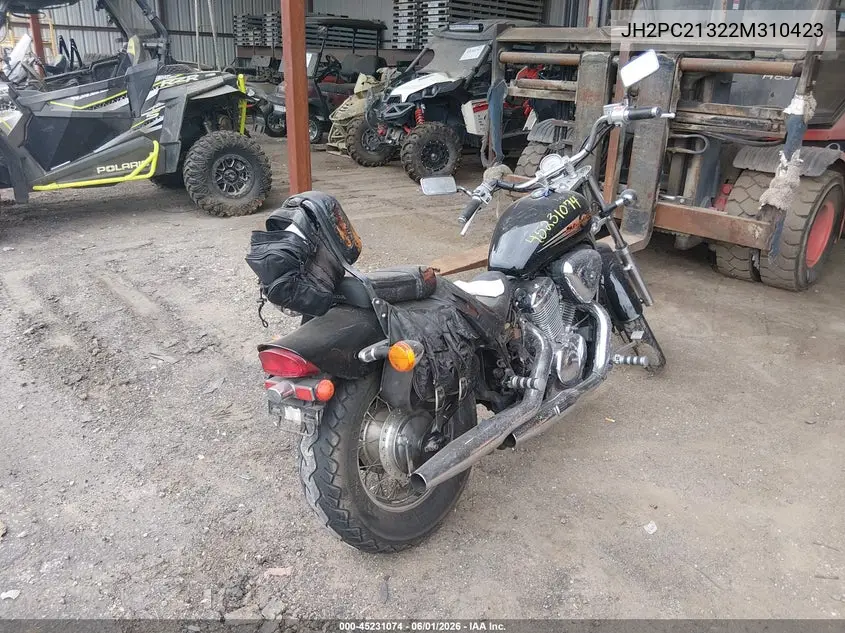 2002 Honda Vt600 Cd VIN: JH2PC21322M310423 Lot: 45231074