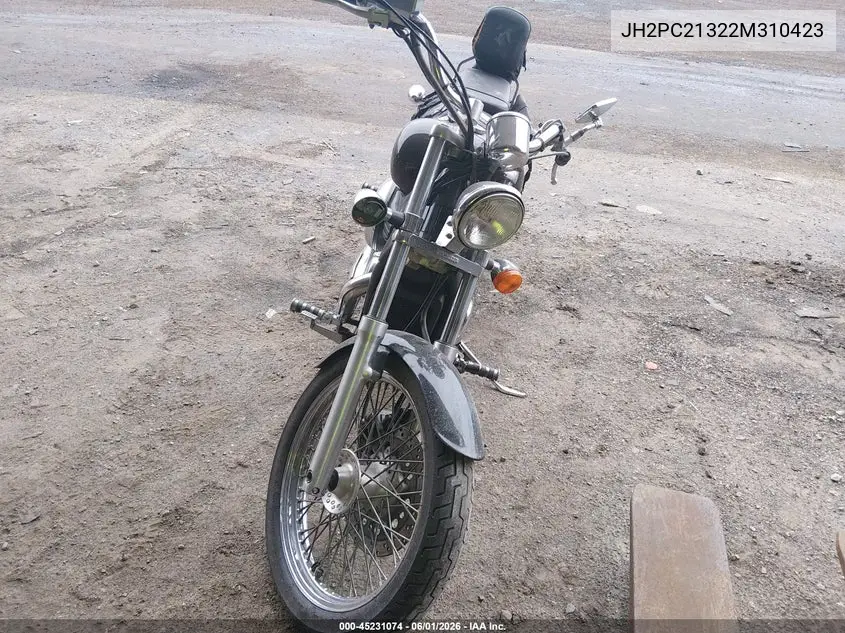 2002 Honda Vt600 Cd VIN: JH2PC21322M310423 Lot: 45231074