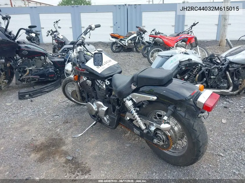 2002 Honda Vt750 Dc VIN: JH2RC44032M615015 Lot: 45357510