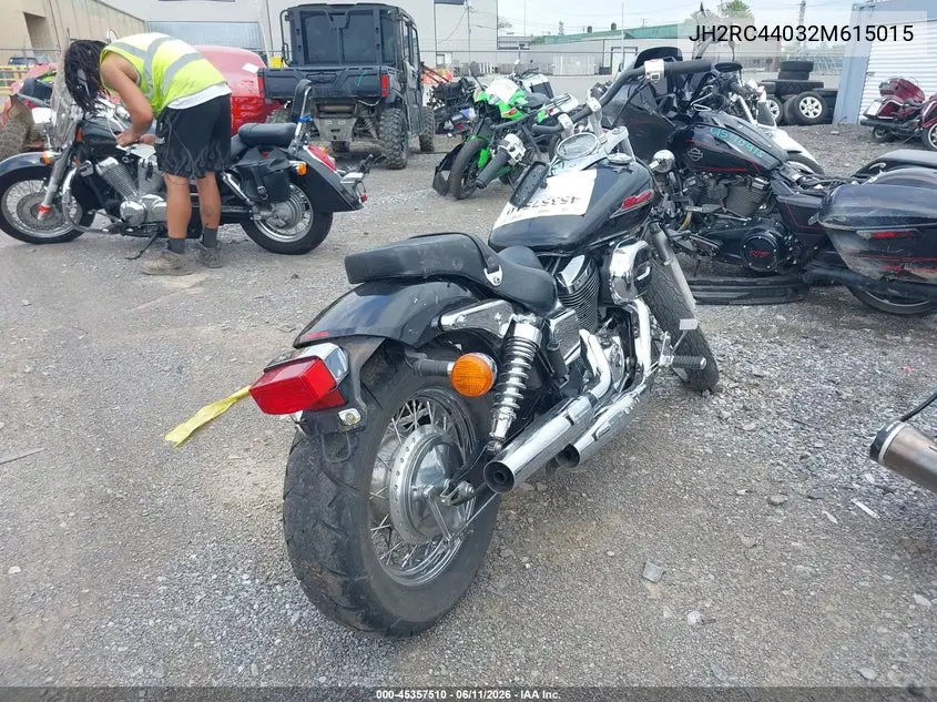 2002 Honda Vt750 Dc VIN: JH2RC44032M615015 Lot: 45357510