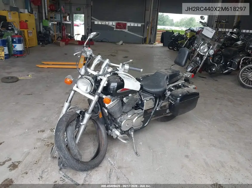 2002 Honda Vt750 Dc VIN: JH2RC440X2M618297 Lot: 45409425