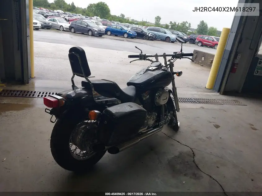 2002 Honda Vt750 Dc VIN: JH2RC440X2M618297 Lot: 45409425