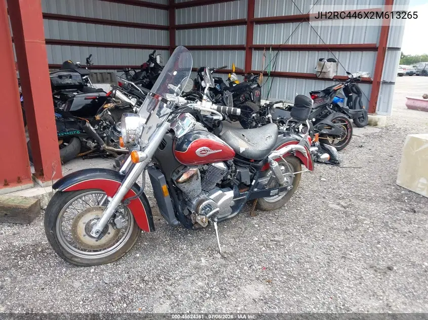 2002 Honda Vt750 Cdc VIN: JH2RC446X2M613265 Lot: 45524361