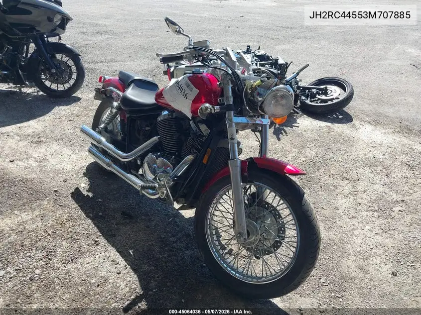 2003 Honda Vt750 Dcb VIN: JH2RC44553M707885 Lot: 45064036