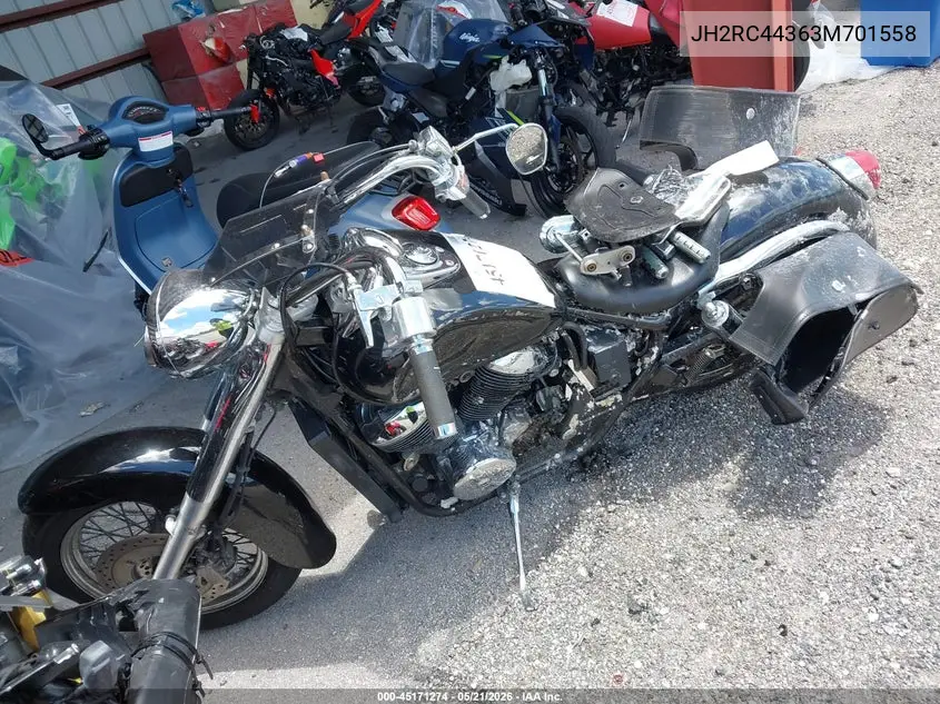 2003 Honda Vt750 Cda VIN: JH2RC44363M701558 Lot: 45171274