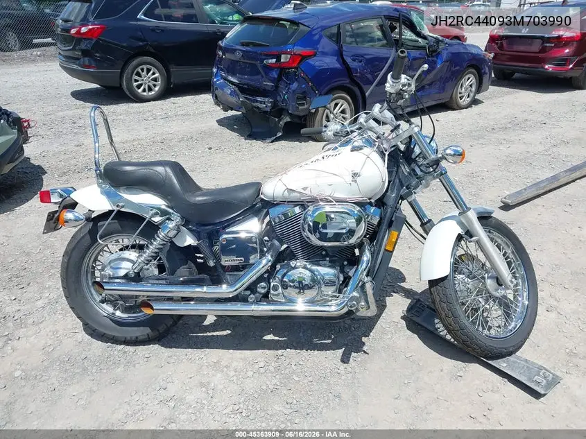 2003 Honda Vt750 Dc VIN: JH2RC44093M703990 Lot: 45363909