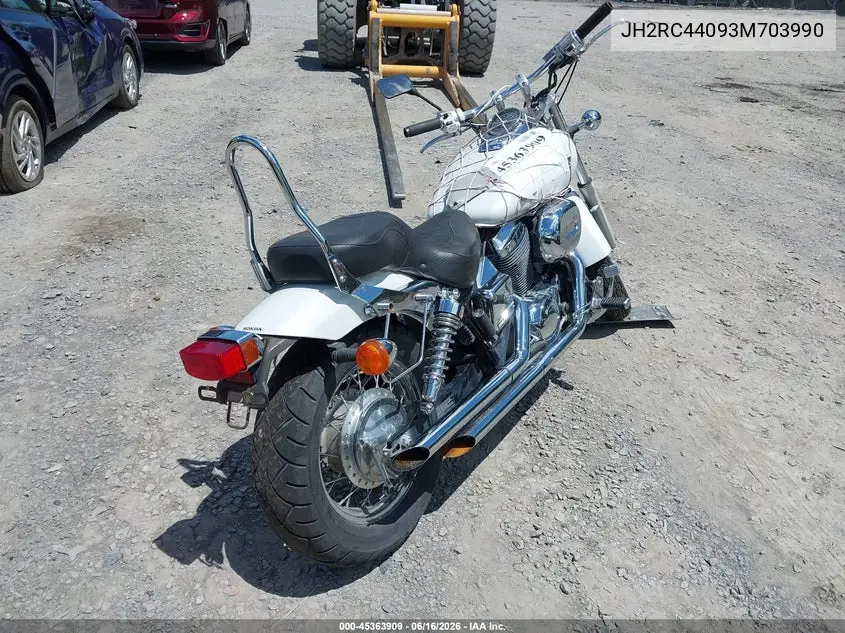 2003 Honda Vt750 Dc VIN: JH2RC44093M703990 Lot: 45363909