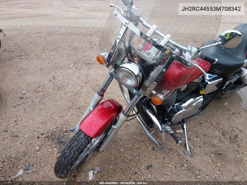 2003 Honda Vt750 Dcb VIN: JH2RC44553M708342 Lot: 45450902