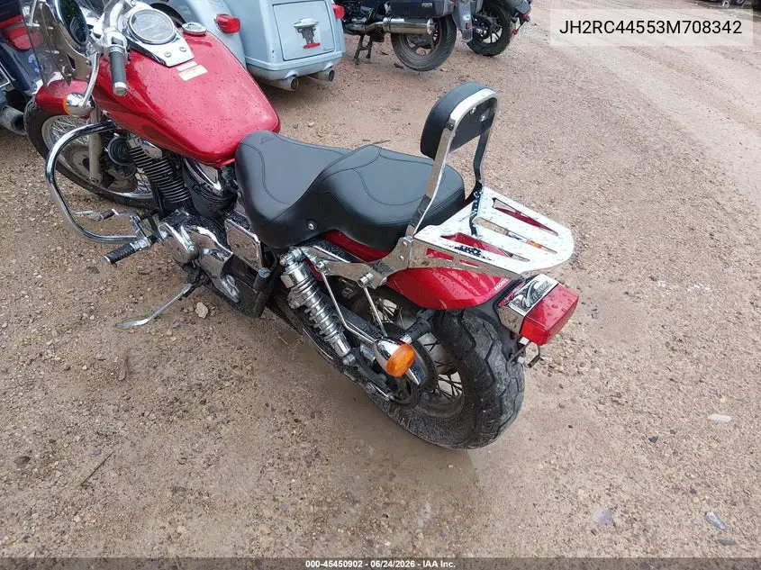 2003 Honda Vt750 Dcb VIN: JH2RC44553M708342 Lot: 45450902