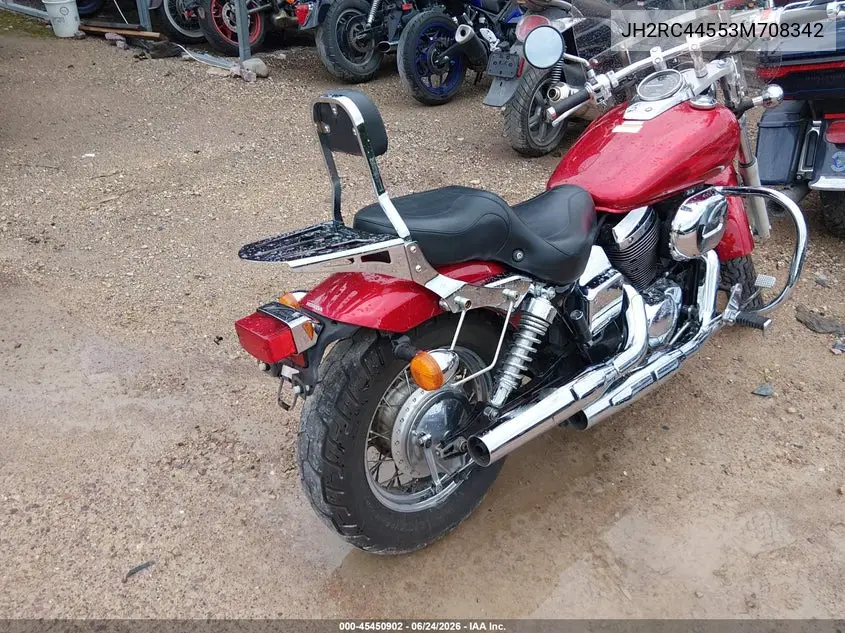 2003 Honda Vt750 Dcb VIN: JH2RC44553M708342 Lot: 45450902