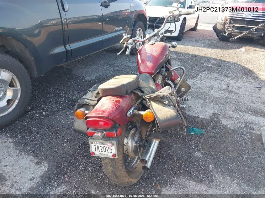2003 Honda Vt600 Cd VIN: JH2PC21373M401012 Lot: 45453879