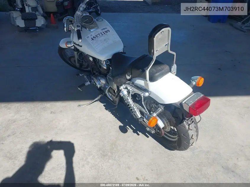 2003 Honda Vt750 Dc VIN: JH2RC44073M703910 Lot: 45572189