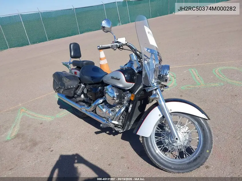 2004 Honda Vt750 Ca VIN: JH2RC50374M000282 Lot: 45131997