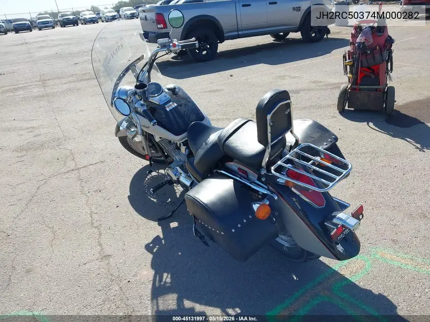2004 Honda Vt750 Ca VIN: JH2RC50374M000282 Lot: 45131997
