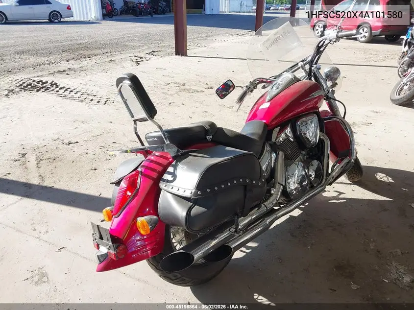 2004 Honda Vt1300 S VIN: 1HFSC520X4A101580 Lot: 45198864