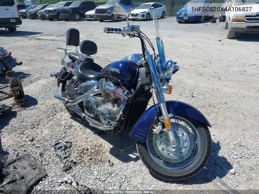 2004 Honda Vt1300 S VIN: 1HFSC520X4A106827 Lot: 45295163