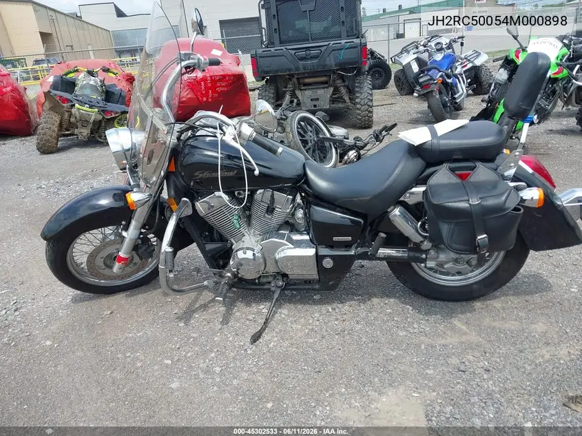 2004 Honda Vt750 C VIN: JH2RC50054M000898 Lot: 45302533