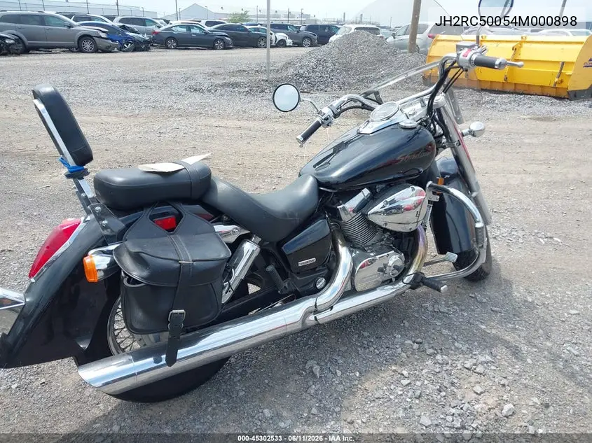 2004 Honda Vt750 C VIN: JH2RC50054M000898 Lot: 45302533