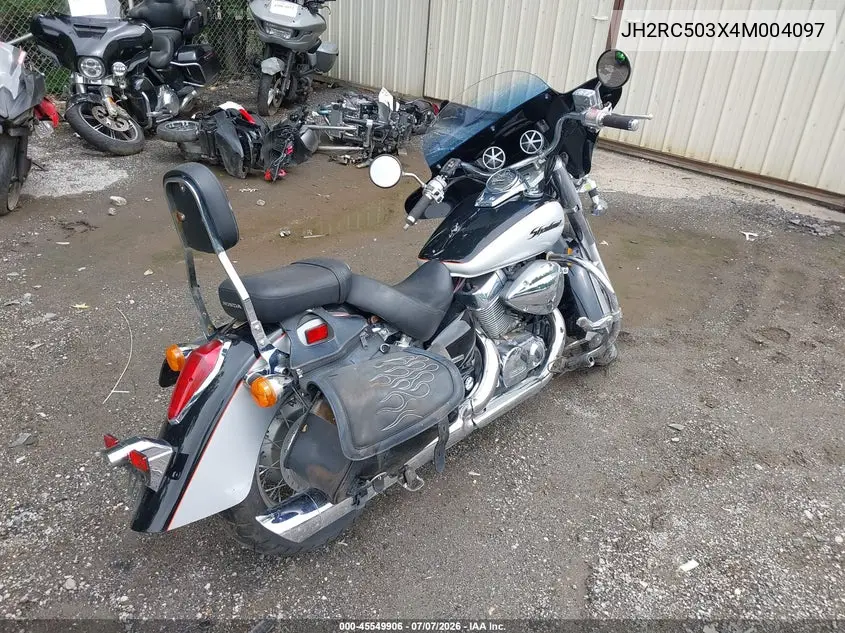 2004 Honda Vt750 Ca VIN: JH2RC503X4M004097 Lot: 45549906
