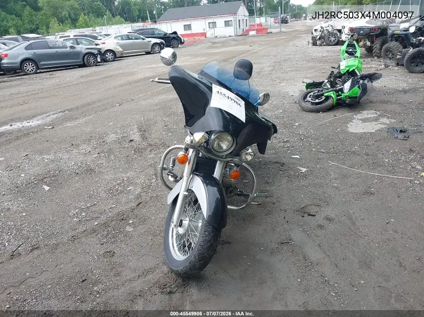 2004 Honda Vt750 Ca VIN: JH2RC503X4M004097 Lot: 45549906