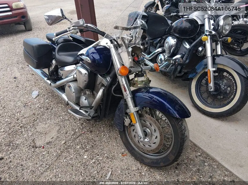 2004 Honda Vt1300 S VIN: 1HFSC52084A106745 Lot: 45559988