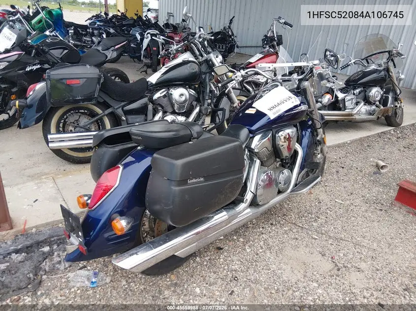 2004 Honda Vt1300 S VIN: 1HFSC52084A106745 Lot: 45559988