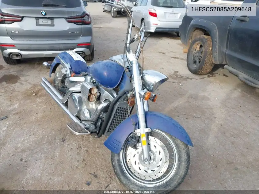 2005 Honda Vt1300 S VIN: 1HFSC52085A209648 Lot: 44086472
