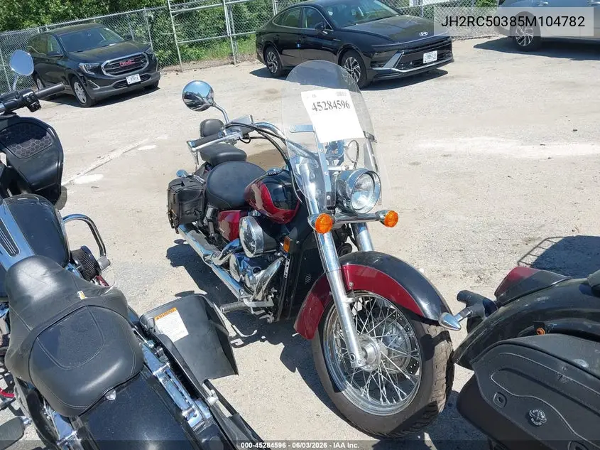 2005 Honda Vt750 Ca VIN: JH2RC50385M104782 Lot: 45284596