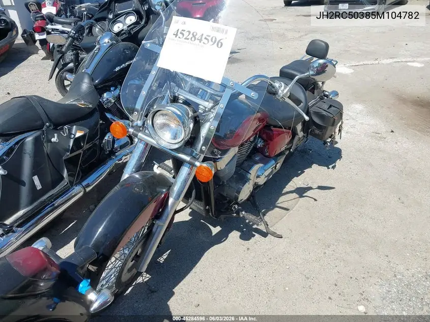 2005 Honda Vt750 Ca VIN: JH2RC50385M104782 Lot: 45284596