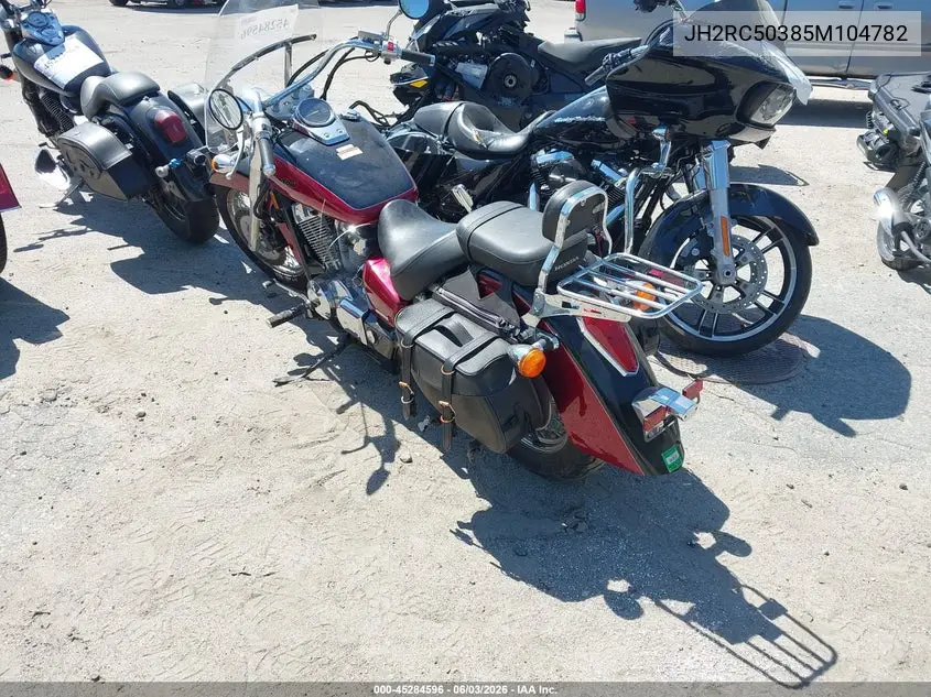 2005 Honda Vt750 Ca VIN: JH2RC50385M104782 Lot: 45284596