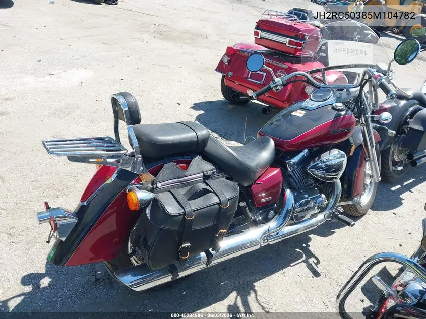2005 Honda Vt750 Ca VIN: JH2RC50385M104782 Lot: 45284596