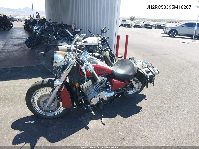 2005 Honda Vt750 Ca VIN: JH2RC50395M102071 Lot: 45371663
