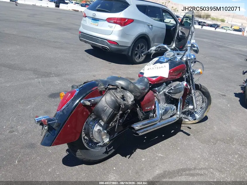 2005 Honda Vt750 Ca VIN: JH2RC50395M102071 Lot: 45371663