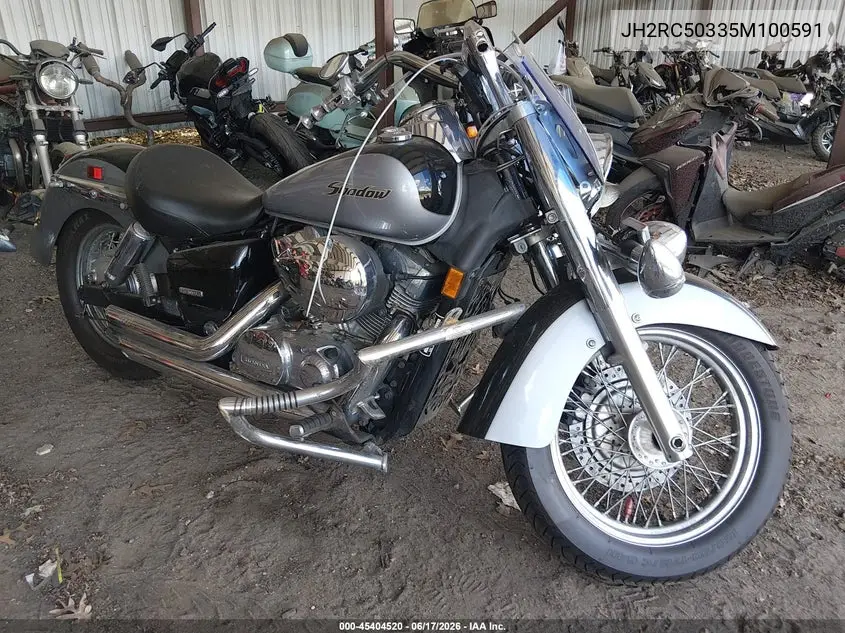 2005 Honda Vt750 Ca VIN: JH2RC50335M100591 Lot: 45404520