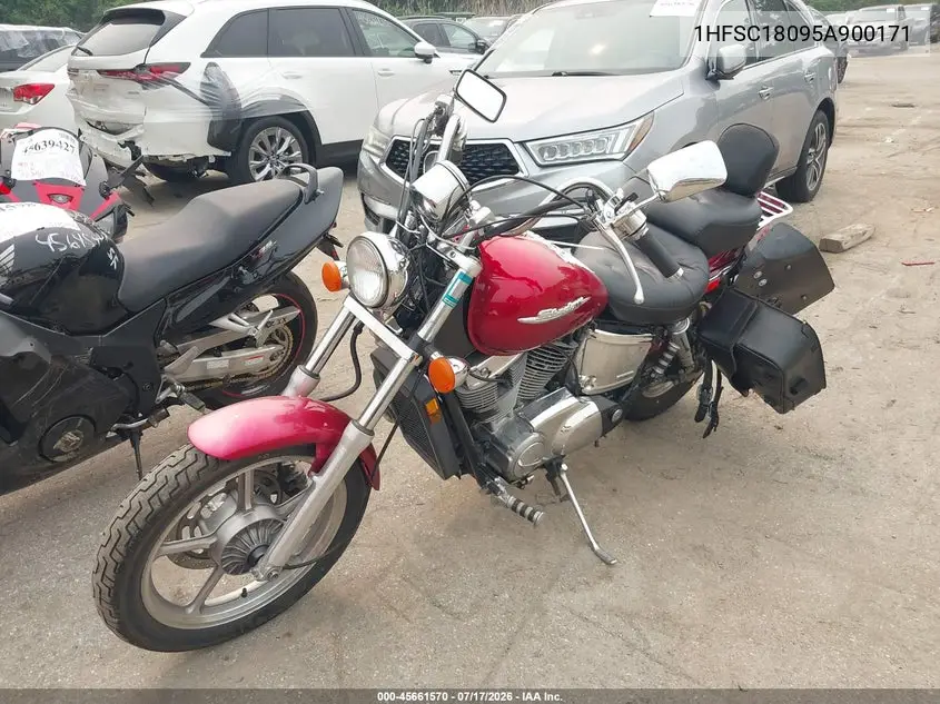 2005 Honda Vt1100 C VIN: 1HFSC18095A900171 Lot: 45661570