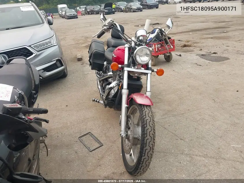 2005 Honda Vt1100 C VIN: 1HFSC18095A900171 Lot: 45661570