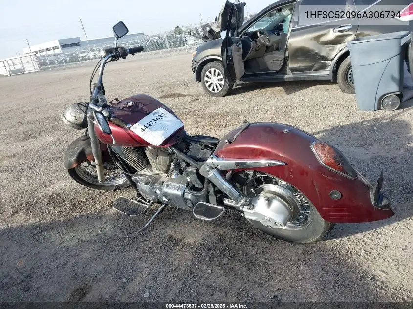 2006 Honda Vt1300 S VIN: 1HFSC52096A306794 Lot: 44473637