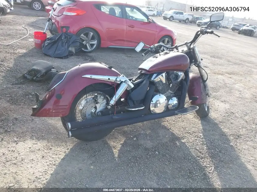 2006 Honda Vt1300 S VIN: 1HFSC52096A306794 Lot: 44473637