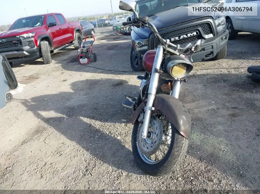 2006 Honda Vt1300 S VIN: 1HFSC52096A306794 Lot: 44473637