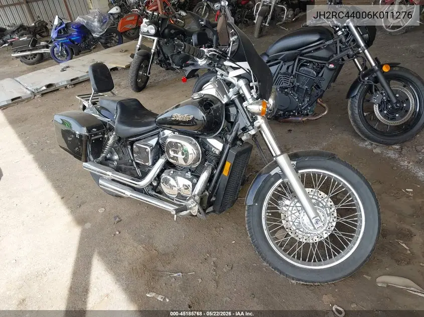 2006 Honda Vt750 C VIN: JH2RC44006K011276 Lot: 45185768