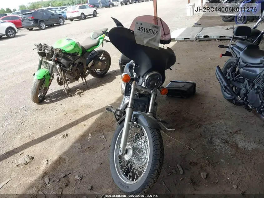 2006 Honda Vt750 C VIN: JH2RC44006K011276 Lot: 45185768
