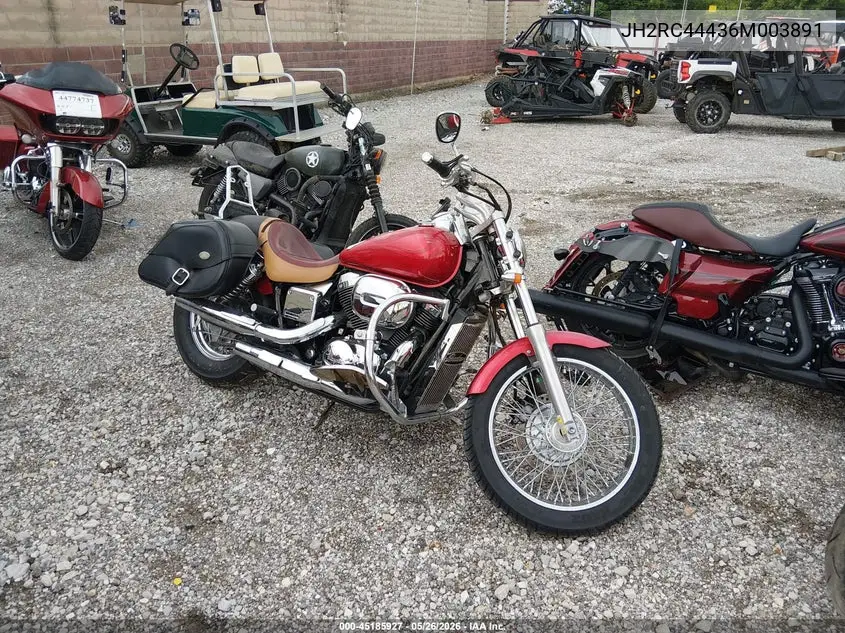 2006 Honda Vt750 Cda VIN: JH2RC44436M003891 Lot: 45185927